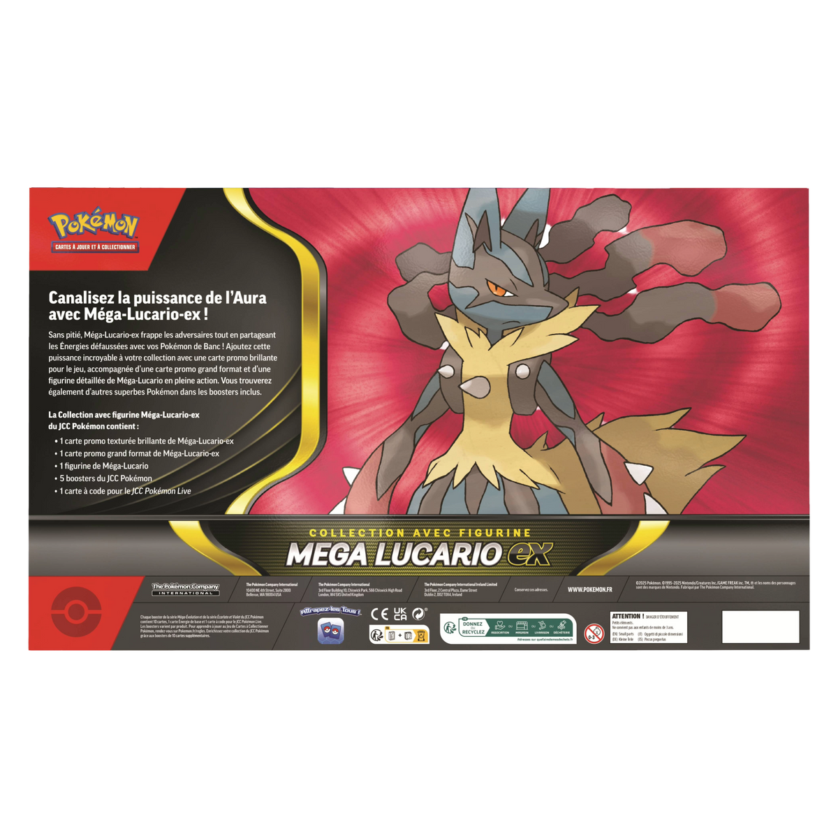 Pokémon Collection Figurine Mega Lucario ex (FR)