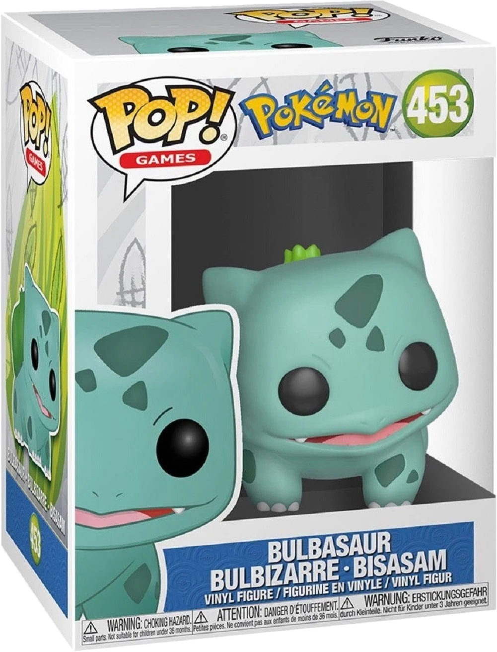 Funko Pop! Pokémon Bulbasaur #453 - box