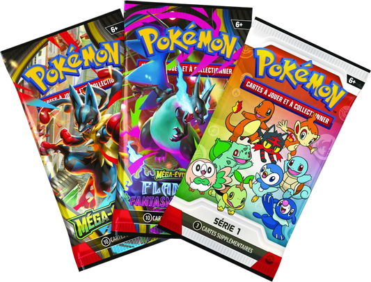 Pokémon First Partner Illustration Collection Series 1 (FR) - booster packs