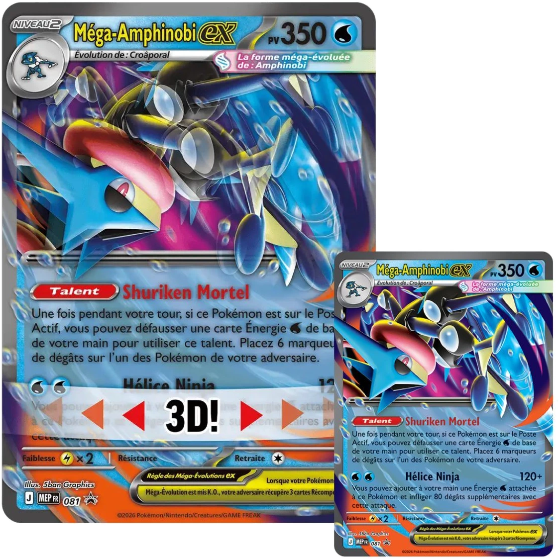 Pokémon Mega Greninja ex Premium Collection (FR) - promo card