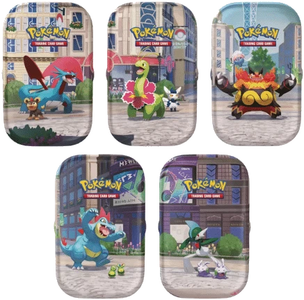 Pokémon Lumiose City Mini Tin Display (FR) - 5 mini tin designs