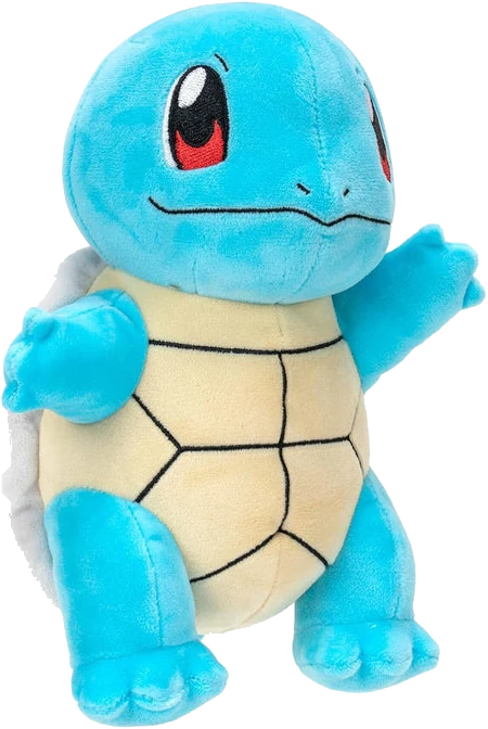 Pokémon Squirtle Kanto First Partners Plushy 20cm - side