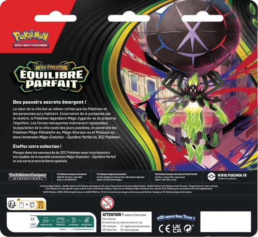 Pokémon Perfect Order 3-Pack Blister Chikorita (FR) - back