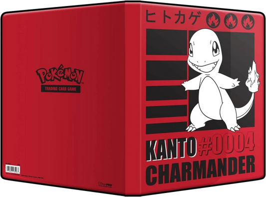 Ultra Pro Pokémon TCG Charmander 9-pocket Binder - front and back