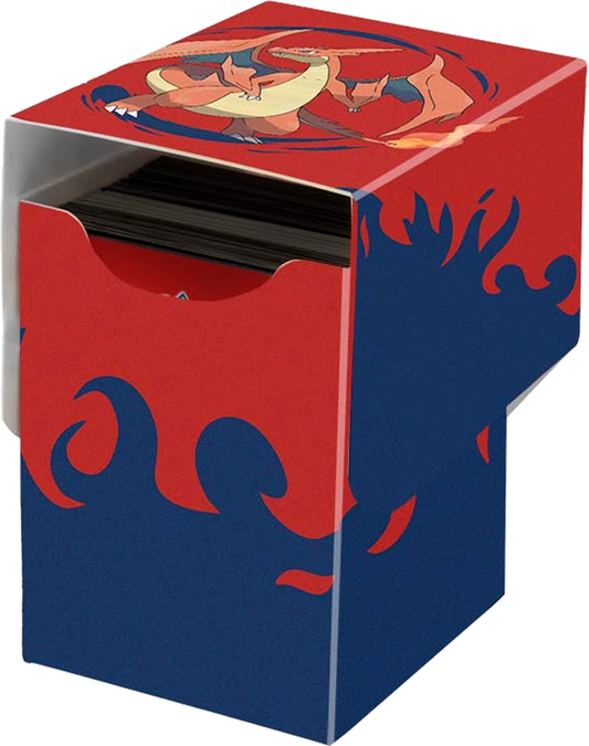 Ultra Pro Pokémon TCG Mega Charizard Y Deck Box 100+ - open