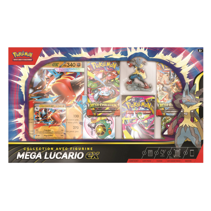 Pokémon Collection Figurine Mega Lucario ex (FR)