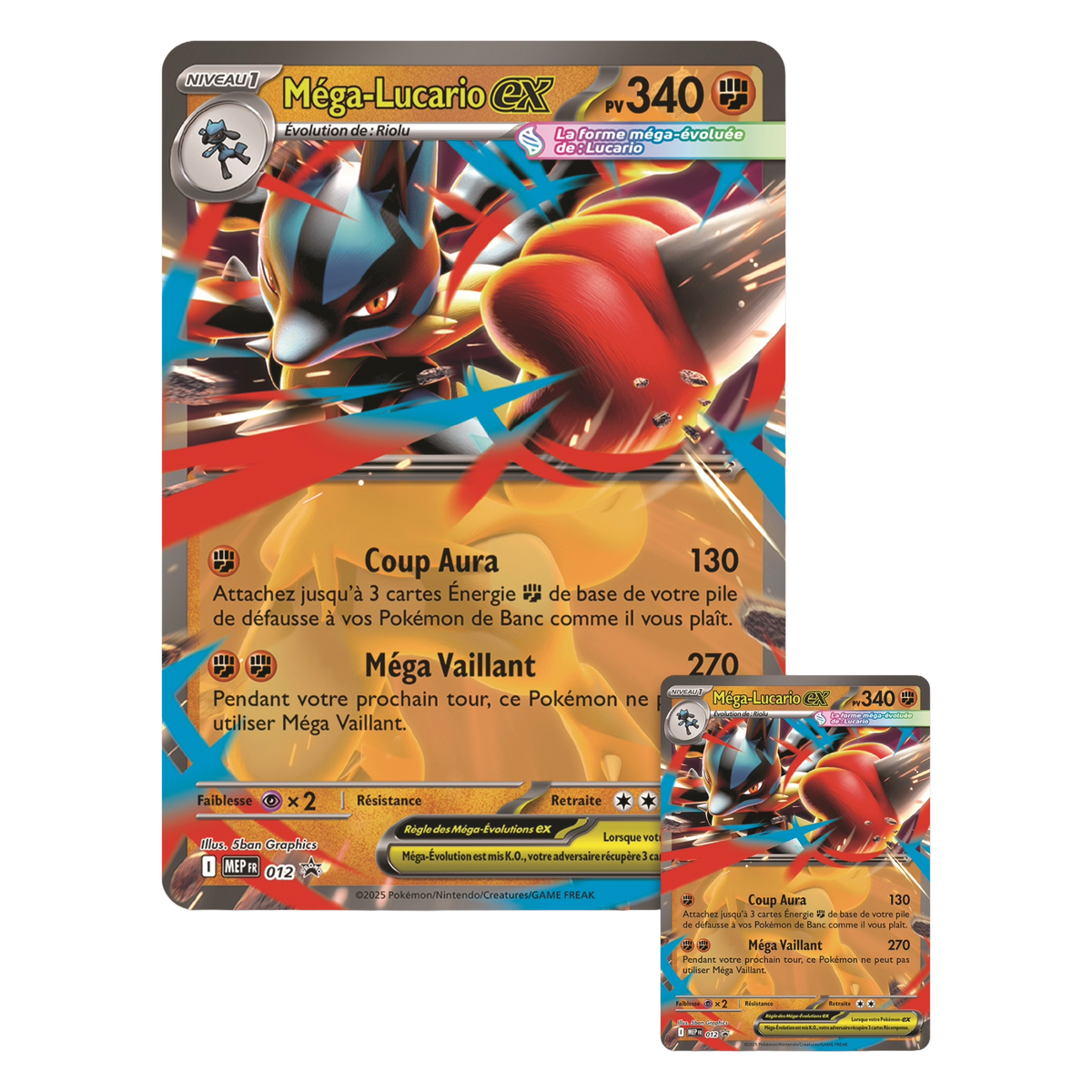 Pokémon Collection Figurine Mega Lucario ex (FR)