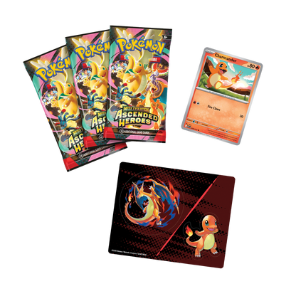 Pokémon Tripack Autocollant Salamèche Héros Transcendants (FR)