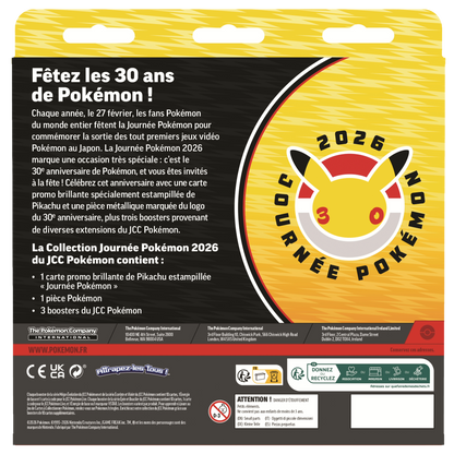 Pokémon Boîte de Collection Journée Pokémon 2026 (FR)