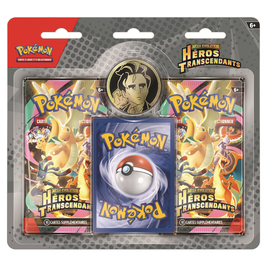 Pokémon Ascended Heroes 2-Pack Blister Larry's Komala (FR)