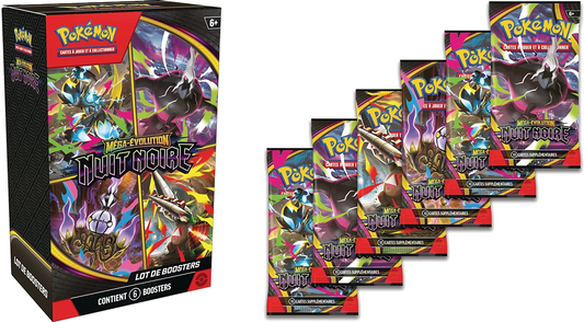 Pokémon Pitch Black Bundle (FR) - box and 6 booster packs