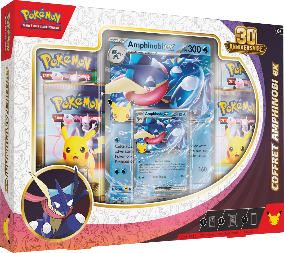 Pokémon 30th Celebration Box Greninja ex (FR)