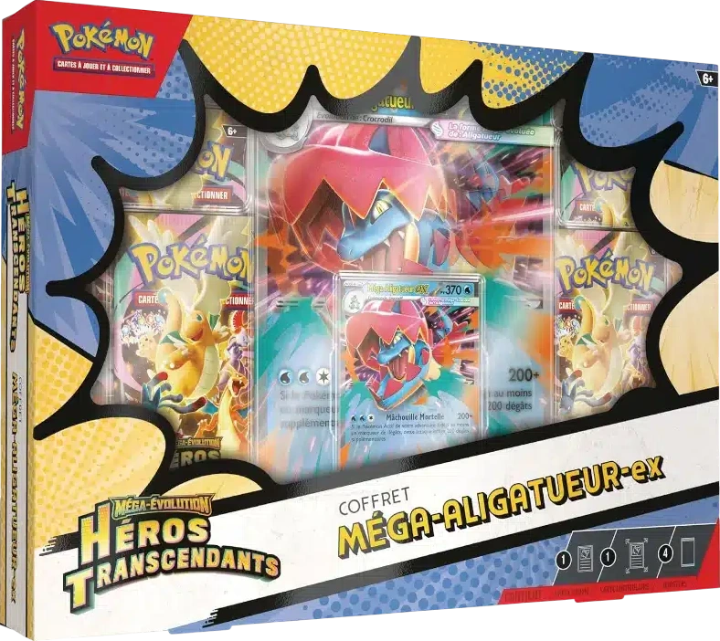 Pokémon Ascended Heroes Box Mega Feraligatr ex (FR)