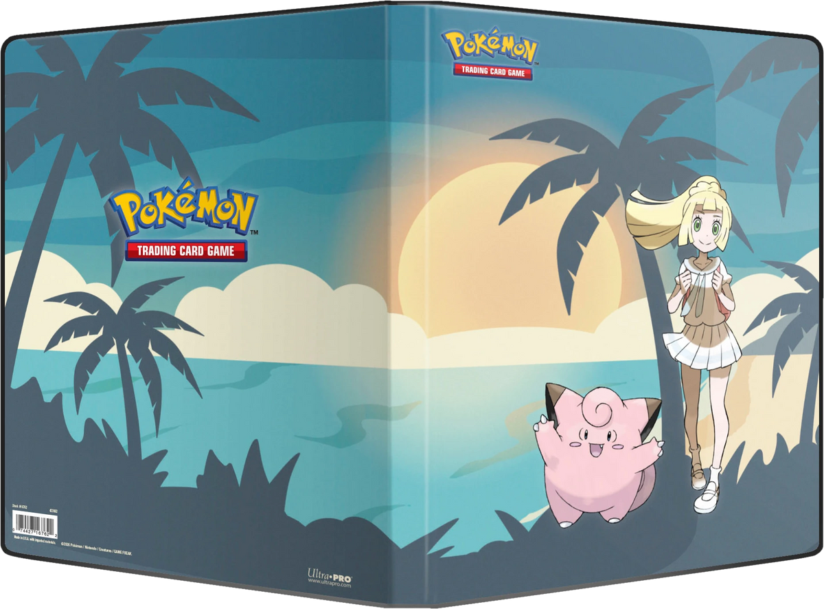 Ultra Pro Pokémon TCG Lillie & Clefairy 9-pocket Binder - front and back cover