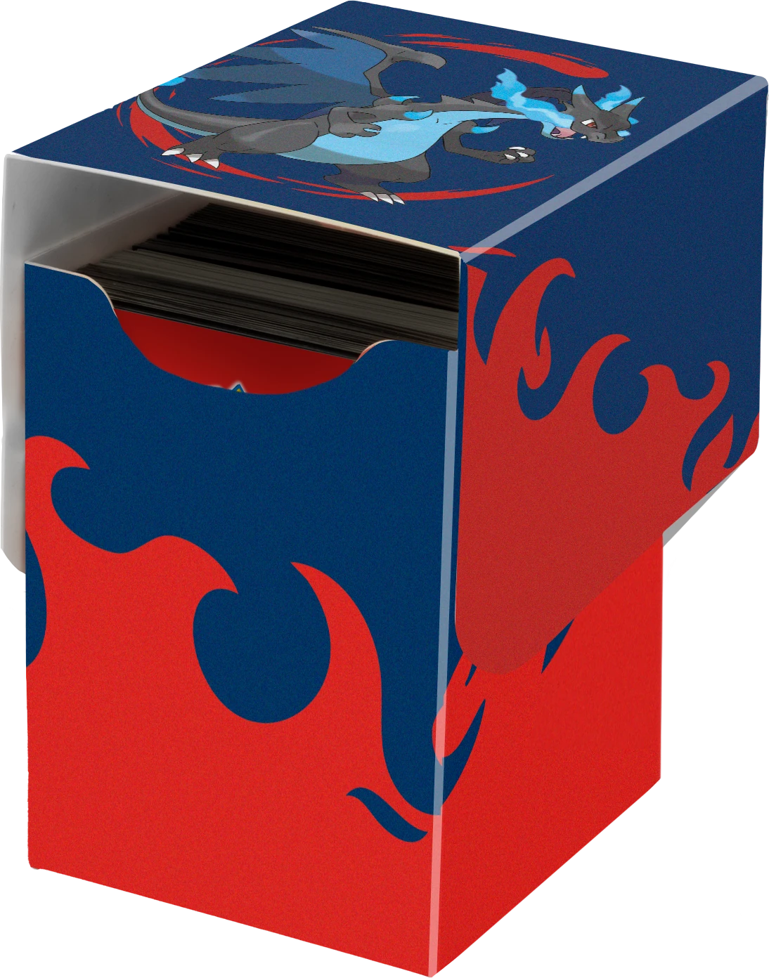 Ultra Pro Pokémon TCG Mega Charizard X Deck Box 100+ - open