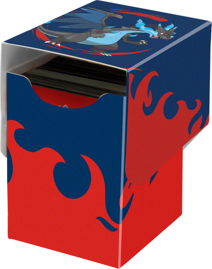 Ultra Pro Pokémon TCG Mega Charizard X Deck Box 100+ - open