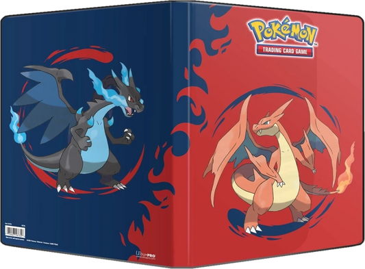 Ultra Pro Pokémon TCG Mega Charizard X & Y Ring Binder - front and back