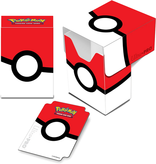 Ultra Pro Pokémon TCG Poké Ball Full View Deck Box - open with divider